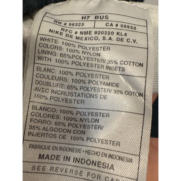 Vintage Nike Windbreaker Jacket Men XL Green Black White Zipper Casual Lightweig - Picture 4 of 12